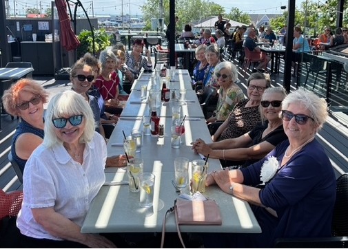 Erie Beach patio lunch
